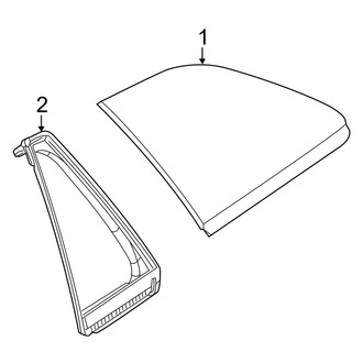 Lincoln OE - Quarter Panel - Glass