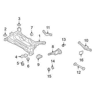 Lincoln OE - Rear Suspension - Suspension Components (FWD)