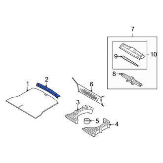Lincoln OE - Rear Liftgate Trim Scuff Plate