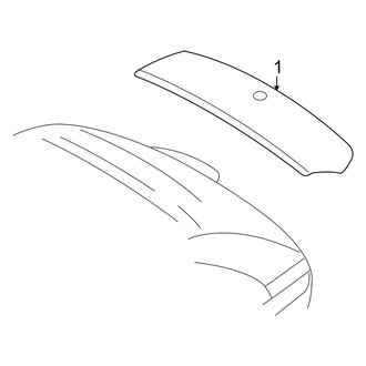 Lincoln OE - Lift Gate - Spoiler (W/O Satellite Radio)