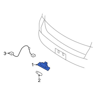 Lincoln OE - Rear License Plate Light Lens