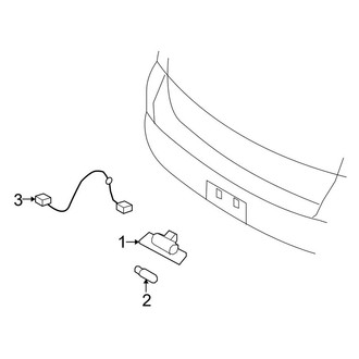 Lincoln OE - Rear Lamps - License Lamps
