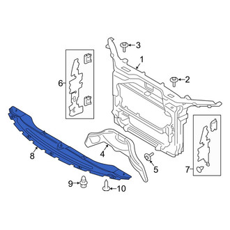 Lincoln OE - Front Radiator Support Air Deflector