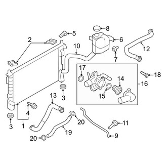 Lincoln OE - Cooling - Radiator & Components