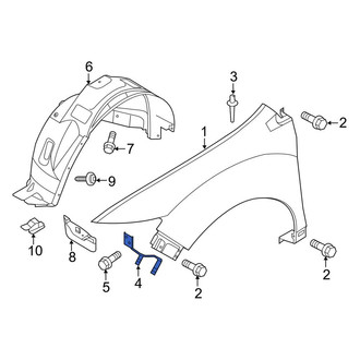 Lincoln OE - Right Fender Bracket