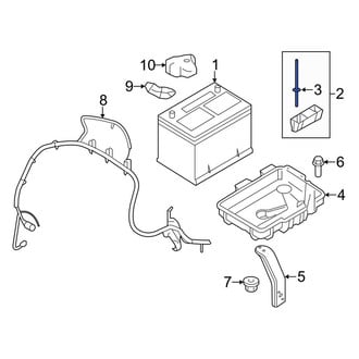 Lincoln OE - Battery Hold Down
