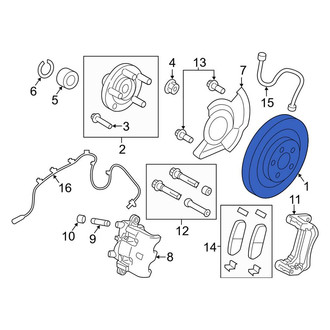 Lincoln OE - Front Disc Brake Rotor