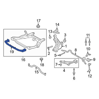 Lincoln OE - Front Suspension Subframe Crossmember