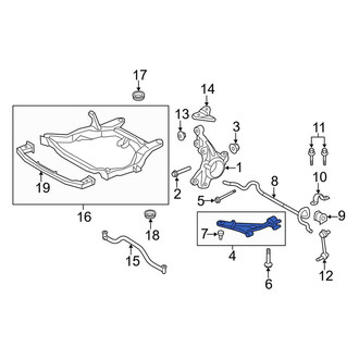 Lincoln OE - Rear Upper Suspension Control Arm
