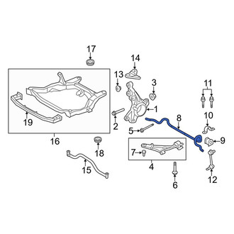 Lincoln OE - Front Suspension Stabilizer Bar