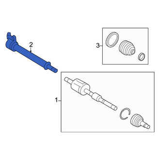 Lincoln OE - Front CV Intermediate Shaft