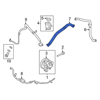 Lincoln OE - Power Steering Return Hose
