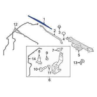 Lincoln OE - Rear Wiper Blade