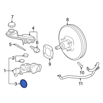 Lincoln OE - Front Power Brake Booster Gasket