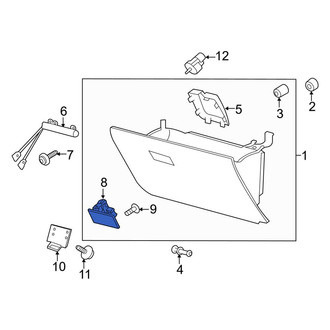 Lincoln OE - Front Glove Box Latch