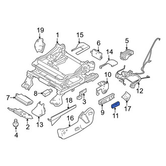 Lincoln OE - Front Left Power Seat Switch Knob