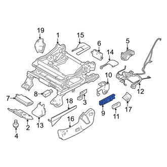 Lincoln OE - Left Power Seat Switch