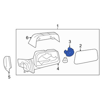 Lincoln OE - Front Door Mirror Drive Motor