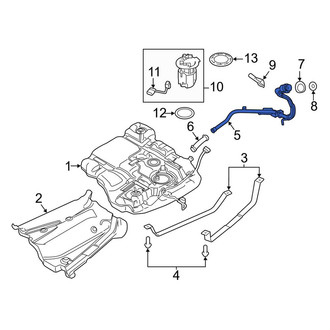 Lincoln OE - Fuel Tank Filler Neck