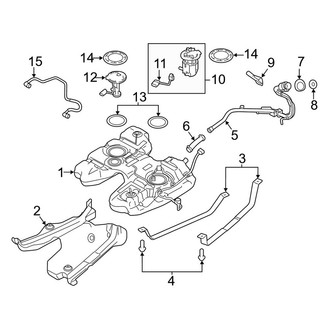 Lincoln OE - Fuel System Components (AWD)