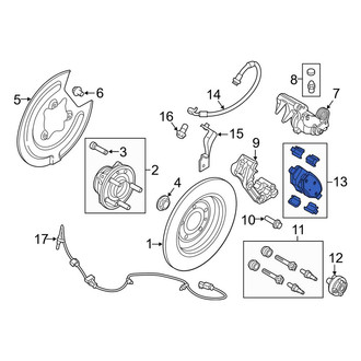 Lincoln OE - Rear Disc Brake Pad Set