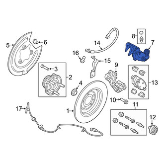 Lincoln OE - Rear Left Disc Brake Caliper