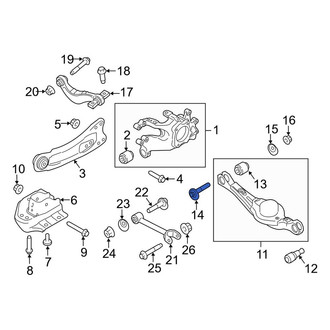 Lincoln OE - Engine Support Rod Bolt