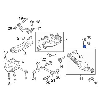 Lincoln OE - Rear Alignment Camber Adjusting Eccentric