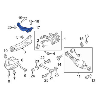 Lincoln OE - Rear Upper Suspension Control Arm