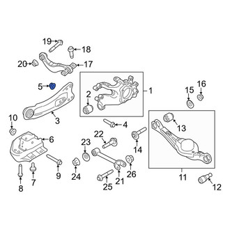 Lincoln OE - Suspension Shock Absorber Nut