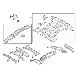 Lincoln OE - Rear Body & Floor - Floor & Rails