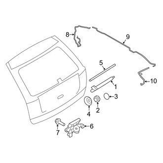 Lincoln OE - Lift Gate - Wiper & Washer Components