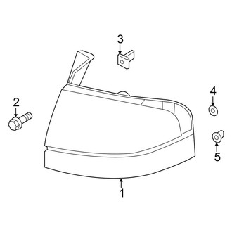 Lincoln OE - Rear Lamps - Tail Lamps (On Quarter)