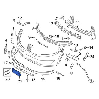 Lincoln OE - Front License Plate Bracket