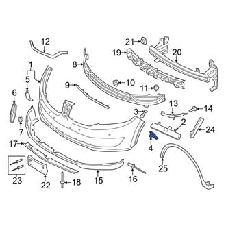 Lincoln OE - Radiator Support Tie Bar Nut