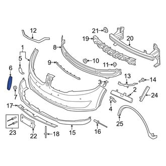 Lincoln OE - Front Bumper Cover Emblem