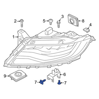 Lincoln OE - Headlight Mounting Bolt