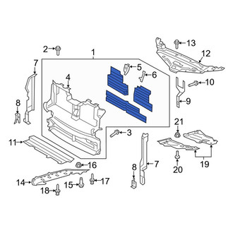 Lincoln OE - Front Radiator Shutter Assembly