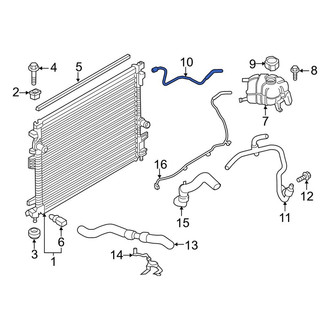 Lincoln OE - Engine Coolant Overflow Hose
