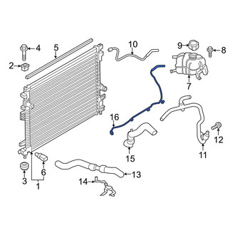 Lincoln OE - Engine Coolant Overflow Hose