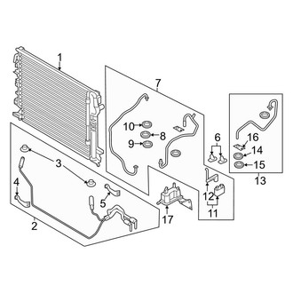 Lincoln OE - Cooling - Trans Oil Cooler (2.7L)