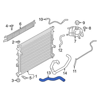 Lincoln OE - Lower Radiator Coolant Hose