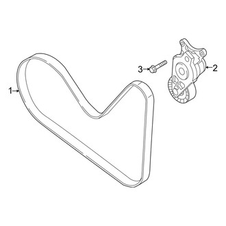Lincoln OE - Cooling - Belts & Pulleys (3.7L)