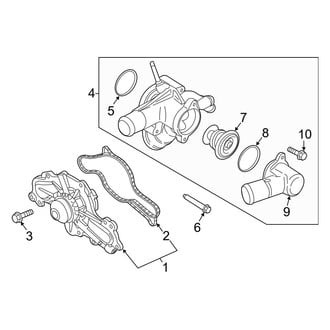Lincoln OE - Cooling - Water Pump (3.7L)