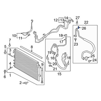 Lincoln OE - A/C Service Valve Core