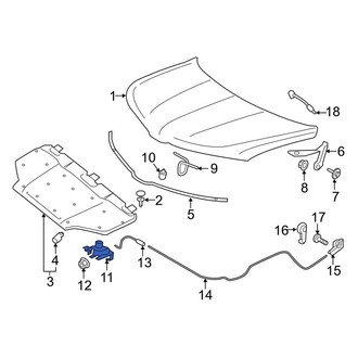 Lincoln OE - Front Hood Latch