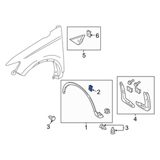 Lincoln OE - Door Molding Clip
