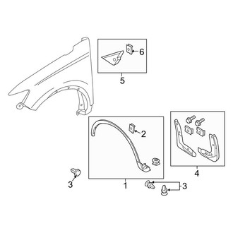 Lincoln OE - Fender - Exterior Trim