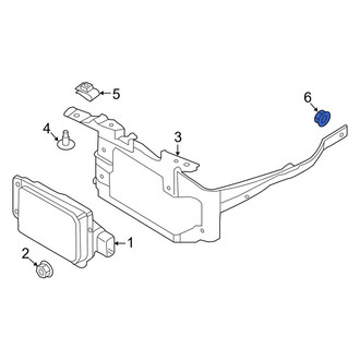 Lincoln OE - Active Suspension Control Module Nut