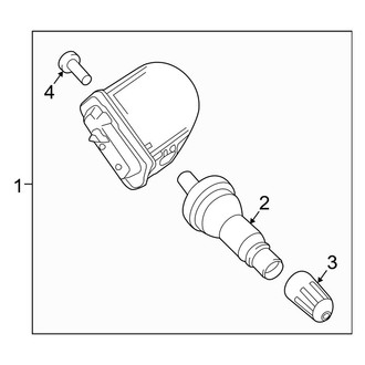 Lincoln OE - Electrical - Tire Pressure Monitor Components